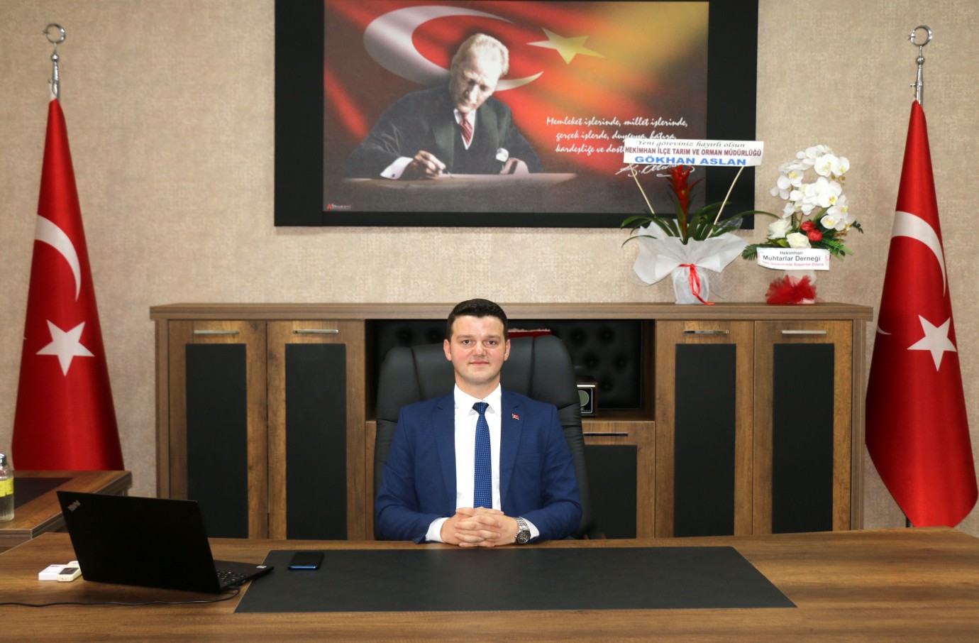 Hekimhan Kaymakamı İbrahim Cesur, Göreve Başladı