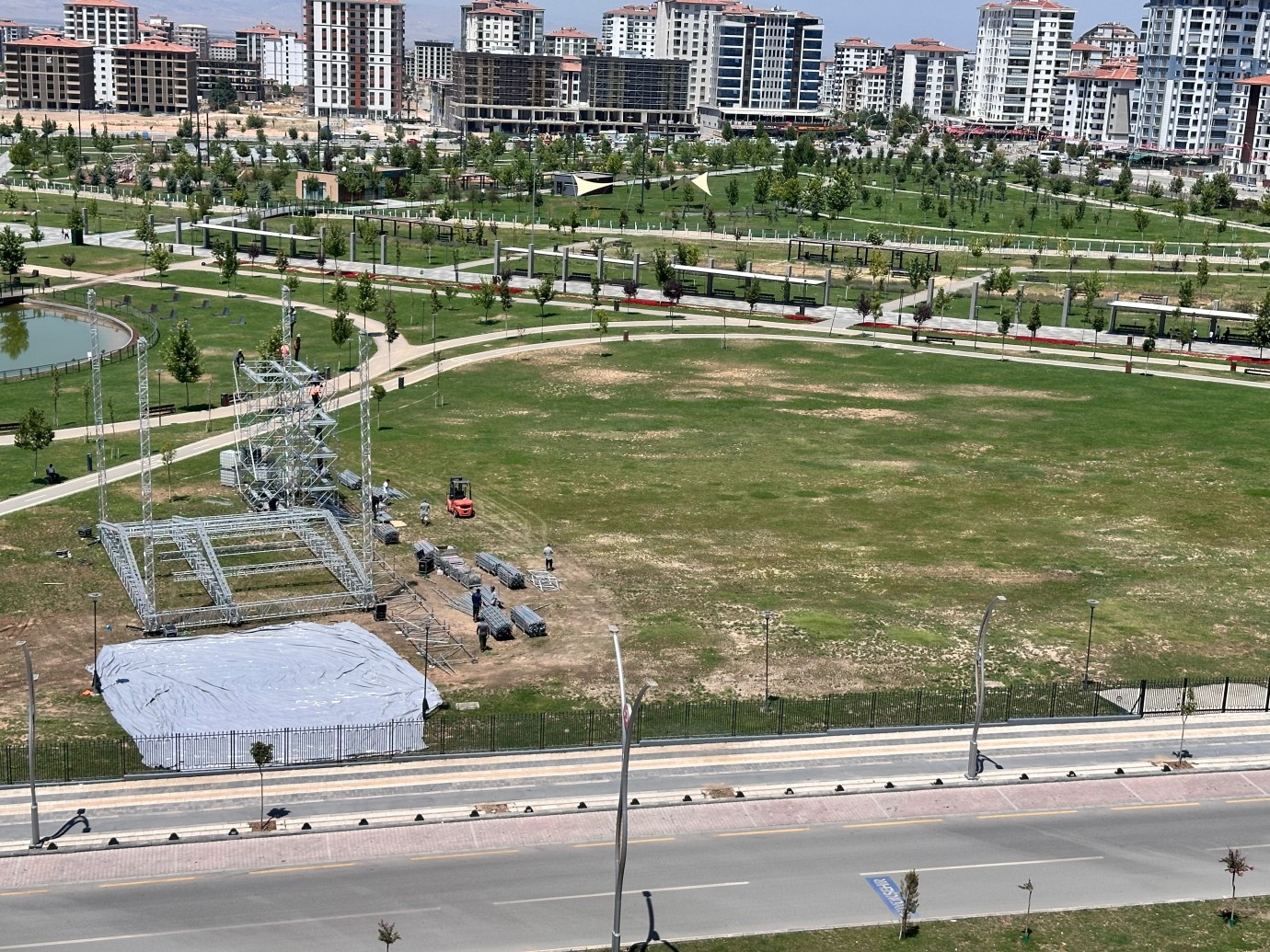 100. Yıl Parkı Kültür Yolu Festivaline hazırlanıyor