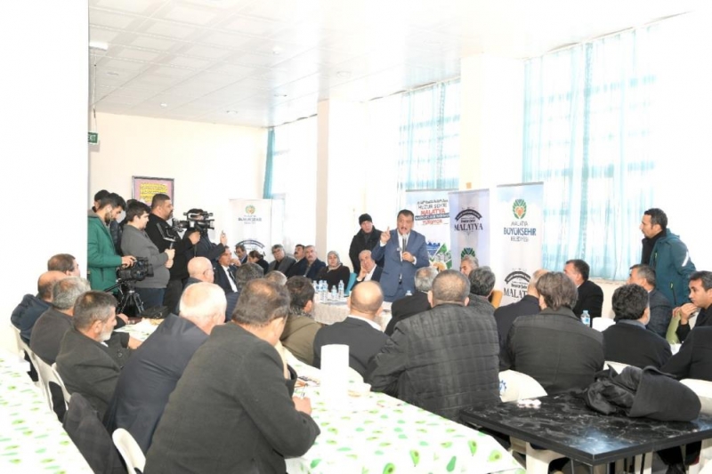 Başkan Gürkan Hekimhan'da ...“Ekibimiz gece gündüz sahada hizmetlerine devam ediyor”